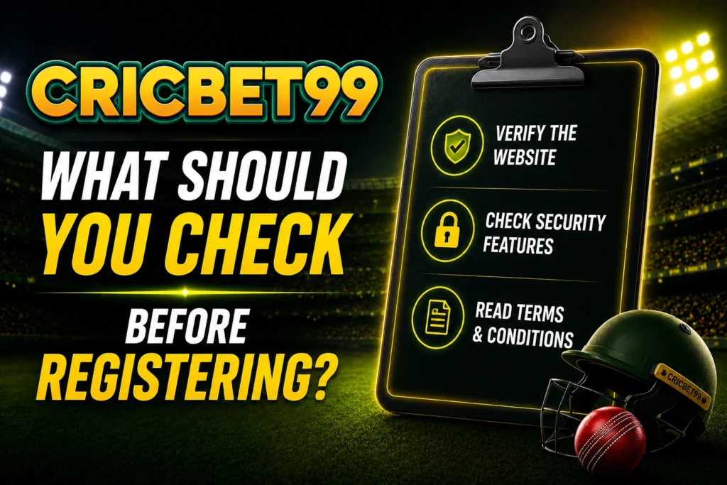 Create Your Cricbet99 Account