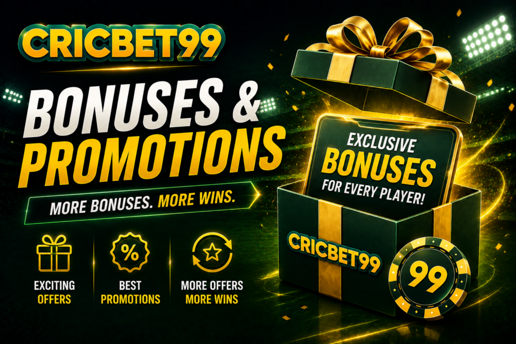 Cricbet99 Bonuses & Promotions